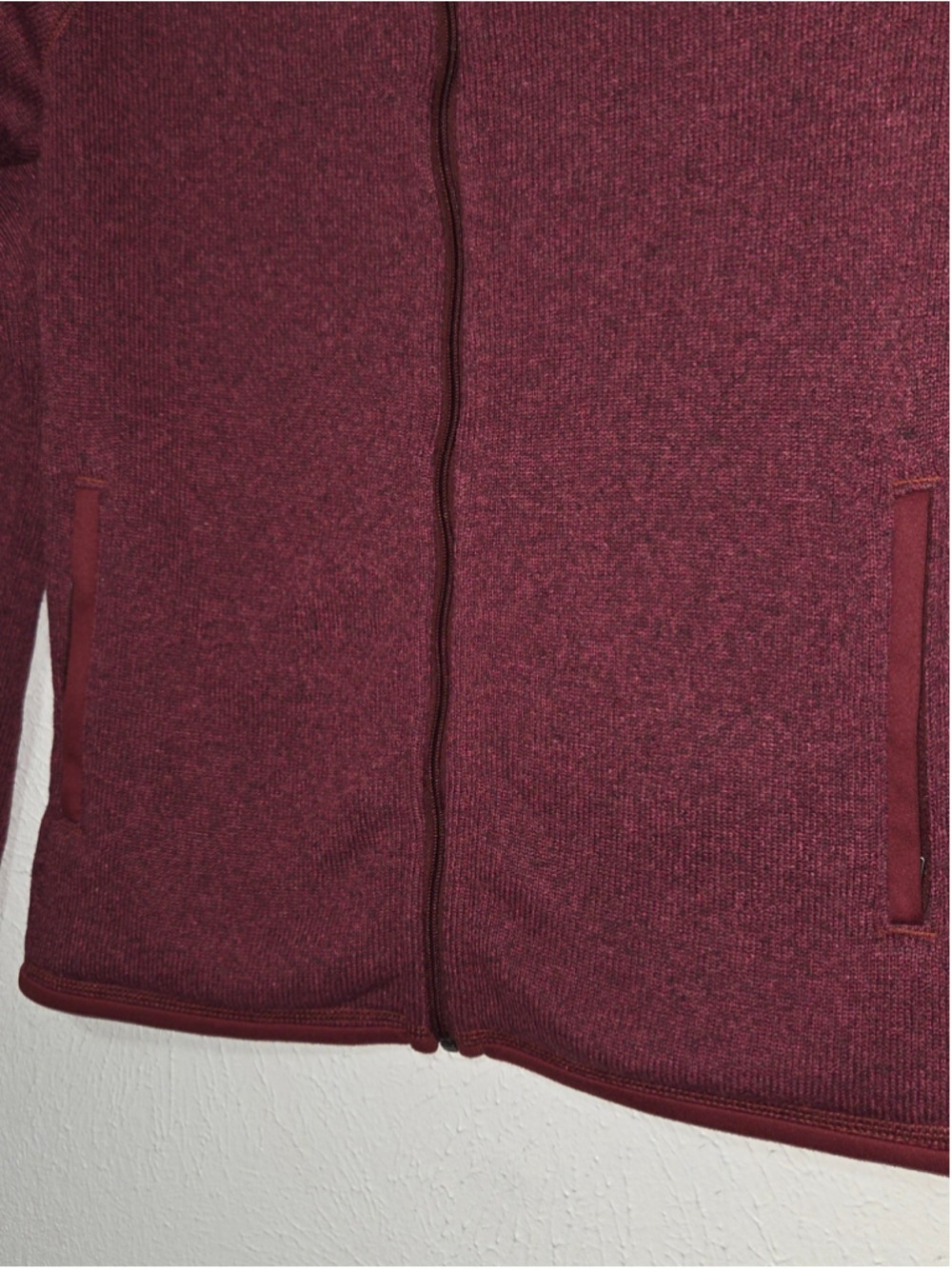 Patagonia Better Sweater Fleece Jacket Women's Size Small Burgundy Full Zip - Picture 3 of 13
